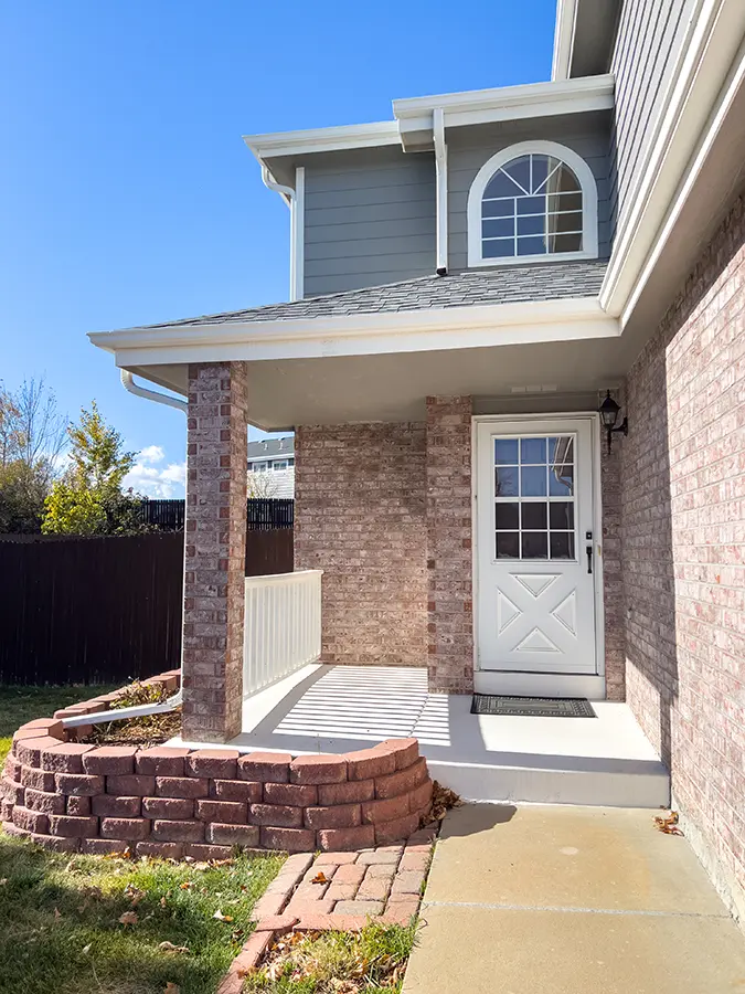 Remodeled in from the backyard